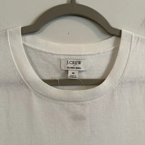 J. Crew Women's White Sleeveless sweater vest - Picture 2 of 4